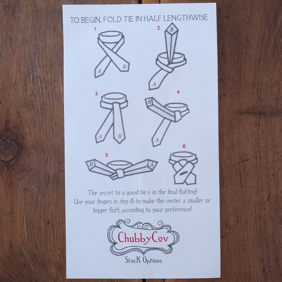 New Chubby Cov Stock Tie - Picture 4 of 4